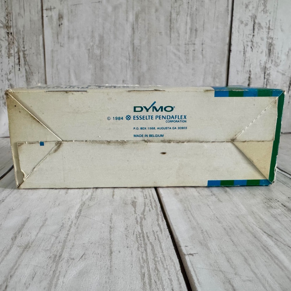 Vintage Dymo Glossy Red Embossing Label Tape 1/4" x 12' ~  9 Rolls NOS 5206 02 - Picture 8 of 8